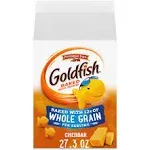 Goldfish Cheddar Crackers Baked with Whole Grain - 27.3oz