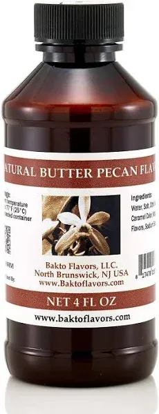 Bakto Natural Butter Pecan Flavor Pack of 3