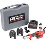 Ridgid 72543 RP 115 Battery Kit with PUREFLOW Jaws, 1/2 to 3/4 in