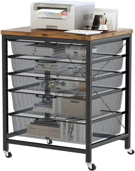 Awqm Rolling File Storage Cabinet