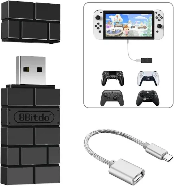 AKNES 8Bitdo Wireless Bluetooth Controller Adapter Converter