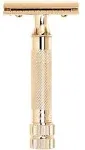 Merkur Classic 2-Piece Double Edge Safety Razor Gold Plated