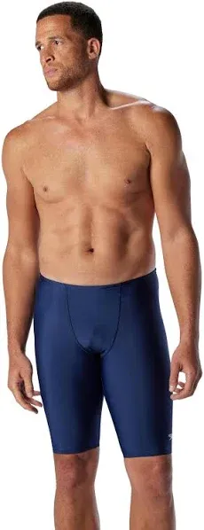 Speedo Men's Eco Pro Lt Solid Jammer Swimsuit - Blue - Swimoutlet.com