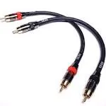 CNCESS cess-163-2f Heavy Duty Low Noise 12AWG Premium RCA Audio Patch Cable