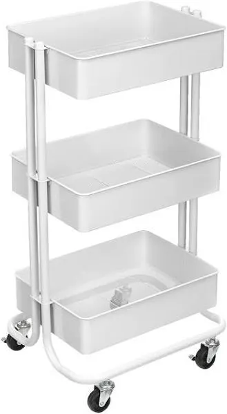 Simply Tidy Lexington 3-Tier Rolling Cart