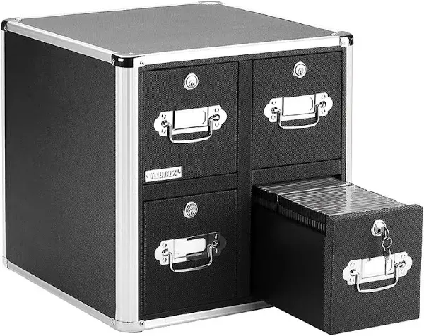 Vaultz Four-Drawer CD File Cabinet IDEVZ01049