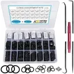 KOOTANS 1200Pcs Nitrile Rubber O Ring Kit 24 Sizes O Rings Assortment Kit Set Sealing Washer NBR Metric o-Ring Assortment for Plumbing, Gas, Automotive and Faucet Repair, Resist Oil and Heat O-Rings