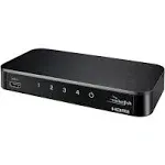 Rocketfish 4-port HDMI Switch | RF-HDMI4 model | 4 inputs, electric switch, used