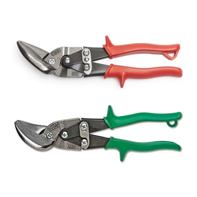 Crescent Wiss 2 Piece MetalMaster Offset Aviation Snips Including M6R &amp; M7R - M6