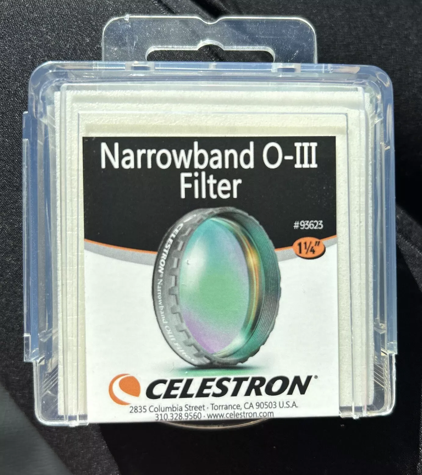 Celestron 1.25&#034; Oxygen III Narrowband Filter #93623