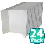 Flipside Products 30042-24 36 x 48 1 Ply Bleached White Project Board Pack of 24