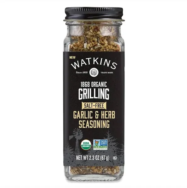 Watkins Organic Grilling Garlic & Herb Seasoning