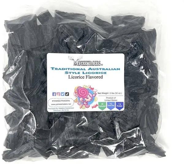 Australian Black Licorice(2 lbs. or 4 lbs.) ~ YANKEETRADERS® ~ FREE SHIPPING