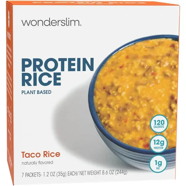 Wonderslim Plant Based Protein Rice Taco Rice