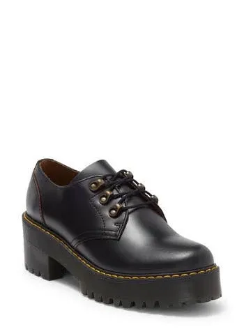 Dr Martens Womens Leona Lo Vintage Smooth Leather Black