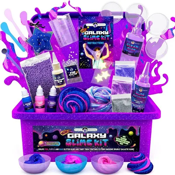 Original Stationery Mini Galaxy Slime Kit to Make Your Own Slime with Galactic G