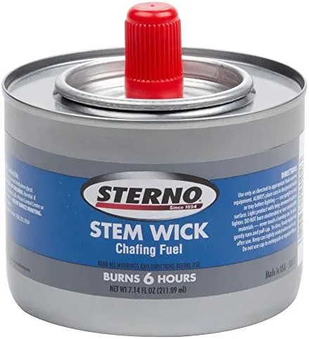 Sterno 6 Hour Stem Wick Chafing Fuel