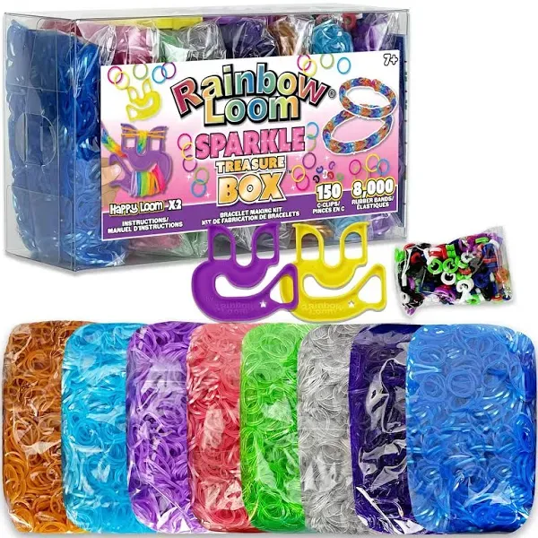 Rainbow Loom Sparkle Treasure Box