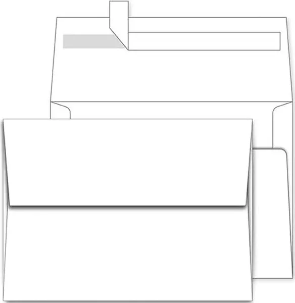 A6 White Envelopes 4X6 100 Pack - Quick Self Seal,For 4x6 Cards| Perfect for ...