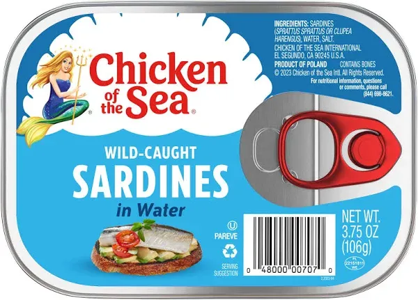 Chicken of the Sea Sardines in Water (3.75 oz)