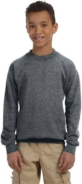 Gilldan Gildan Heavy Blend Crewneck Sweatshirt 18000 (X-Large, Sport Grey)