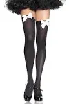 Thigh High Stockings with Bow