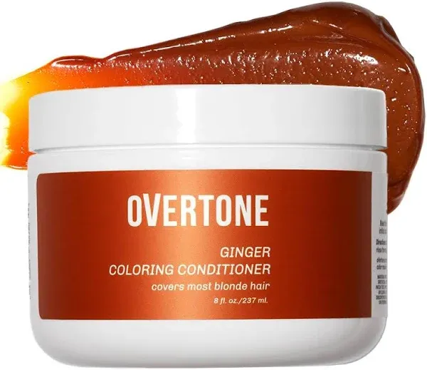 Overtone Color Depositing Ginger Coloring Conditioner  8oz fast shipping.