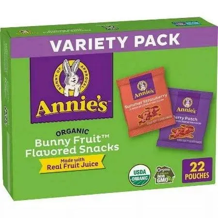 Annie's Organic Bunny Fruit Snacks Variety Pack