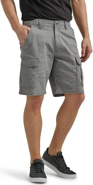 Wrangler® Men's and Big Men's 10" Relaxed Fit Cargo Shorts with Stretch