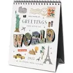 2025 Desk Calendar - Greetings From Around the World