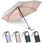 LEAGERA Mini Umbrella For Purse - UPF 50+ UV Blocker Sun Protection 2.2pink 