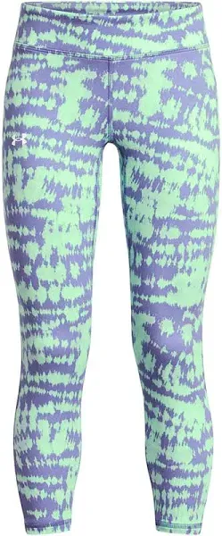 Under Armour Girls' Motion Printed Crop Leggings