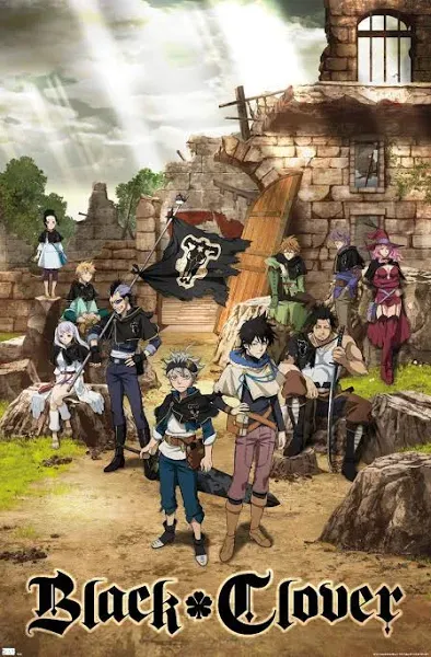 Trends International Black Clover Group Wall Poster