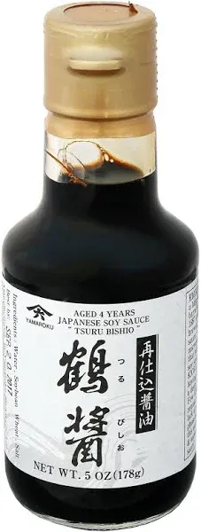 Yamaroku Japanese Soy Sauce TSURU BISHIO  145ml AGED 4 YEARS from Japan F/S