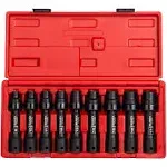 Sunex 9-Piece 1/2 in. Drive 12-Point Metric Driveline Socket Set