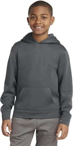 Sport-Tek Youth Sport-Wick Fleece Hooded Pullover