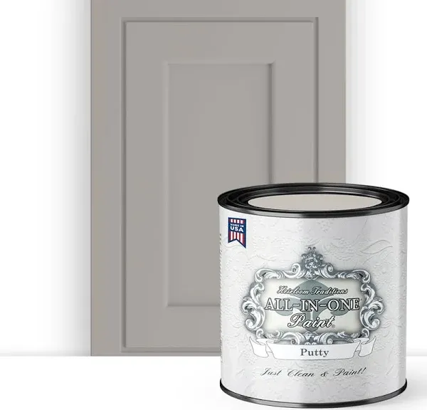 ALL-IN-ONE Paint by Heirloom Traditions, Oyster (Taupe), 128 Fl Oz