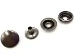 Inton 70 Sets 15mm 5/8" Metal Snap Fastener Leather Rapid Rivet Button Sewing