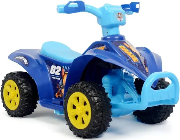 Paw Patrol Chase 6V Quad for Kids - Powerful and Safe Ride-On Toy with Rechargea