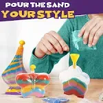 12 Pack Create Your Own Magic Sand Art Glitter Activity Glow in The Dark Colored Custom Sand Kits