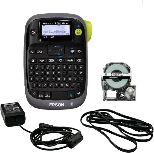 LABELWORKS Epson LW-PX300ADPT Industrial Label Maker for Office with Adapter ...