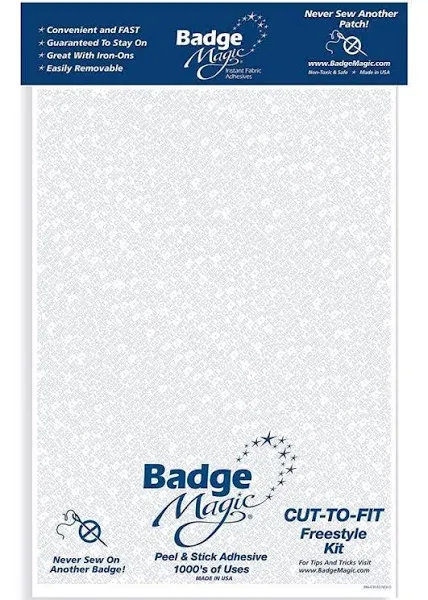 Badge Magic Adhesive Cut To Fit Freestyle Kit