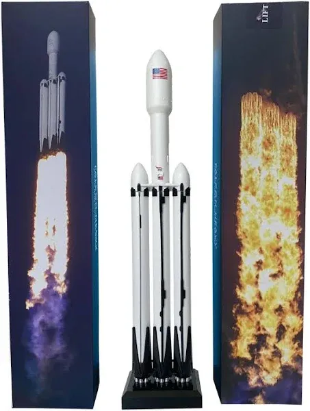 Wltk Space X Falcon Heavy Diecast Rocket Model