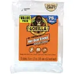 Gorilla Hot Glue Sticks: 4 in. (Clear) mini-size