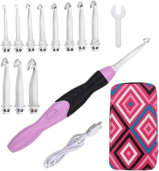 Yarniss Lighted Crochet Hooks Set