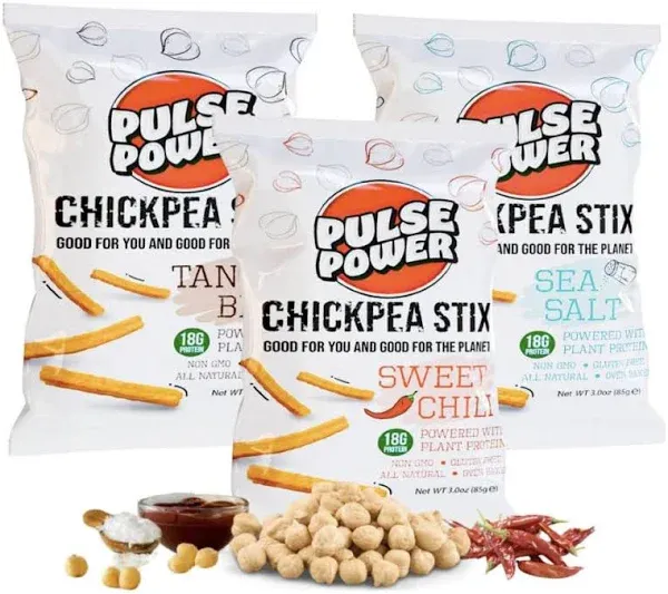 Pulse Power Chickpea Stix Crunchy Snacks