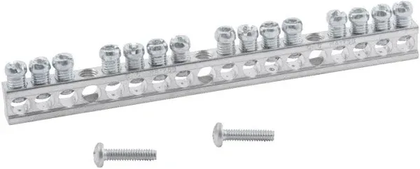 1 PAK Ground Bar Kit; For 125A Main Lugs &amp; 100A Main Breaker Load Center; 12-...