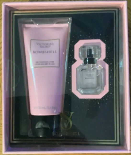 Victoria&#039;s Secret Bombshell Mini Fragrance Duo Gift set Lotion &amp; EDP Travel size