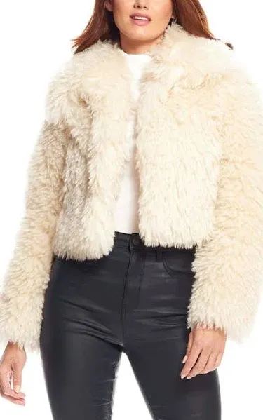 Fabulous Furs Snowdrift Faux Fur Jacket