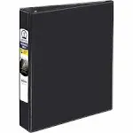 Avery&#174; Mini Size Durable View Binder with Round Rings, 3 Rings, 1&quot; Capacity, 8.5 x 5.5, Black ;